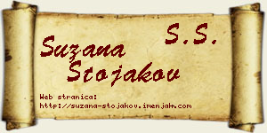 Suzana Stojakov vizit kartica